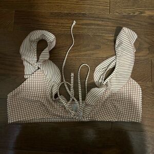 Aerie  Checkered Bathing Suit Top